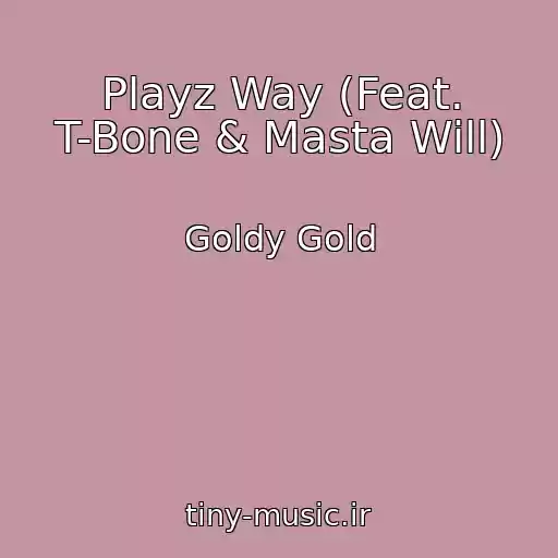کاور آهنگ Playz Way (Feat. T-Bone & Masta Will) از Goldy Gold