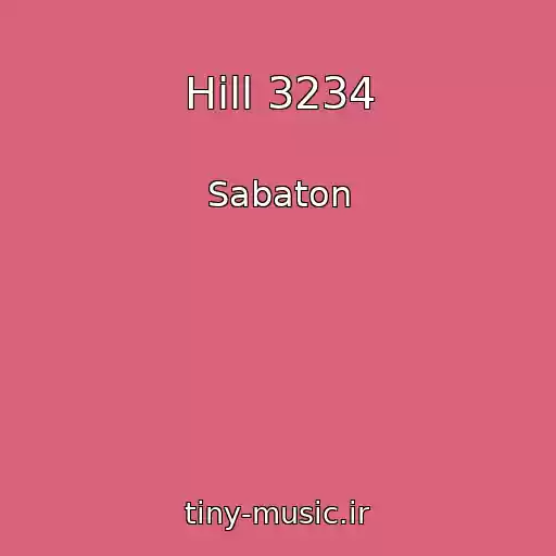 کاور آهنگ Hill 3234 از Sabaton