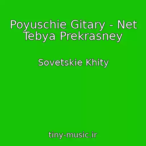 کاور آهنگ Poyuschie Gitary - Net Tebya Prekrasney از Sovetskie Khity