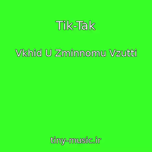 کاور آهنگ Tіk-Tak از Vkhіd U Zmіnnomu Vzuttі