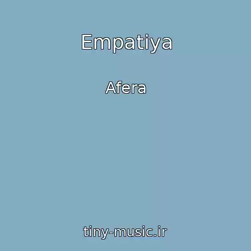 کاور آهنگ Empatiya از Afera