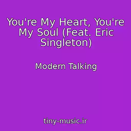 کاور آهنگ You're My Heart, You're My Soul (Feat. Eric Singleton) از Modern Talking