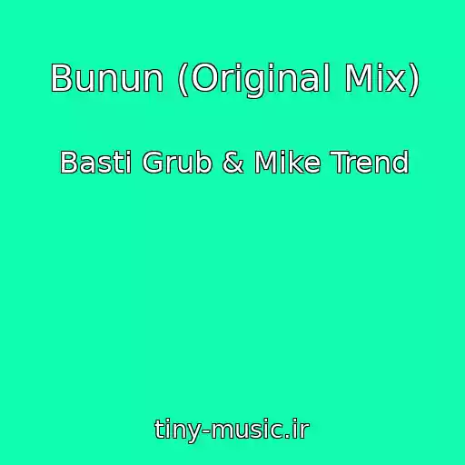 کاور آهنگ Bunun (Original Mix) از Basti Grub & Mike Trend