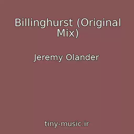 کاور آهنگ Billinghurst (Original Mix) از Jeremy Olander