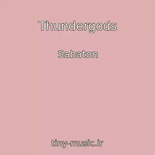 کاور آهنگ Thundergods از Sabaton