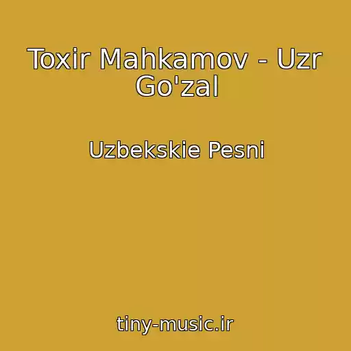کاور آهنگ Toxir Mahkamov - Uzr Go'zal از Uzbekskie Pesni
