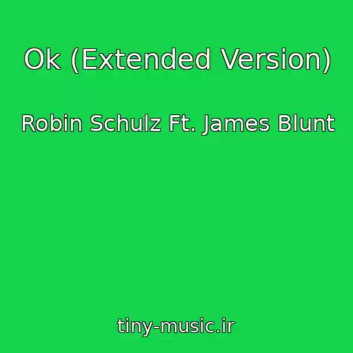 کاور آهنگ Ok (Extended Version) از Robin Schulz Ft. James Blunt
