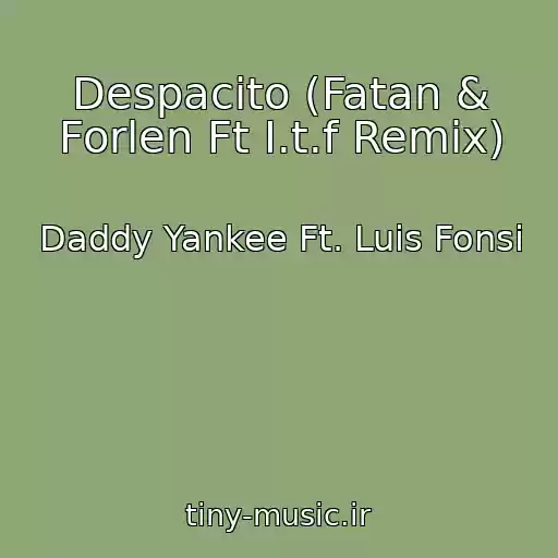 کاور آهنگ Despacito (Fatan & Forlen Ft I.t.f Remix) از Daddy Yankee Ft. Luis Fonsi