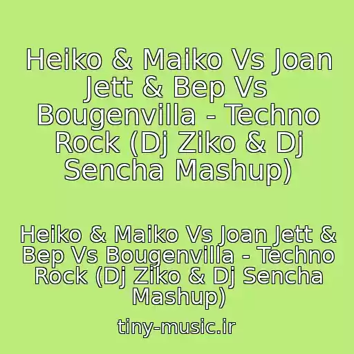کاور آهنگ Heiko & Maiko Vs Joan Jett & Bep Vs Bougenvilla - Techno Rock (Dj Ziko & Dj Sencha Mashup) از Heiko & Maiko Vs Joan Jett & Bep Vs Bougenvilla - Techno Rock (Dj Ziko & Dj Sencha Mashup)