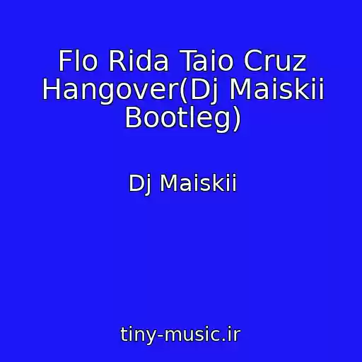 کاور آهنگ Flo Rida Taio Cruz Hangover(Dj Maiskii Bootleg) از Dj Maiskii