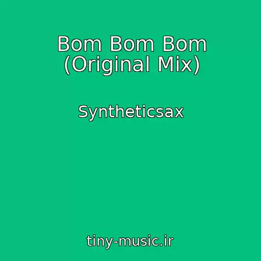 کاور آهنگ Bom Bom Bom (Original Mix) از Syntheticsax