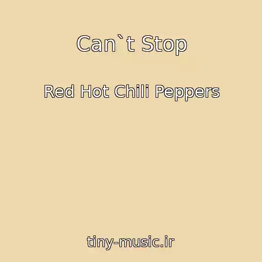 کاور آهنگ Can`t Stop از Red Hot Chili Peppers