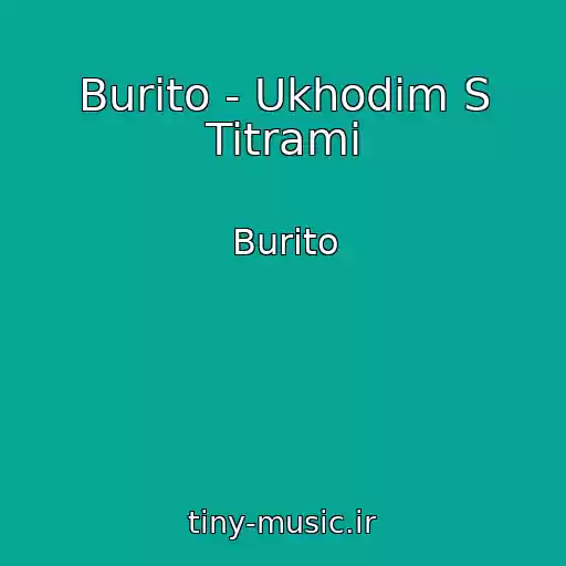 کاور آهنگ Burito - Ukhodim S Titrami از Burito