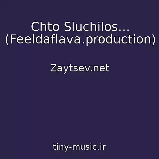 کاور آهنگ Chto Sluchilos... (Feeldaflava.production) از Zaytsev.net