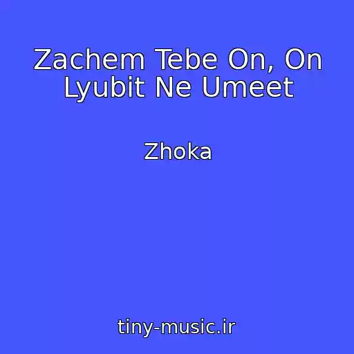 کاور آهنگ Zachem Tebe On, On Lyubit Ne Umeet از Zhoka