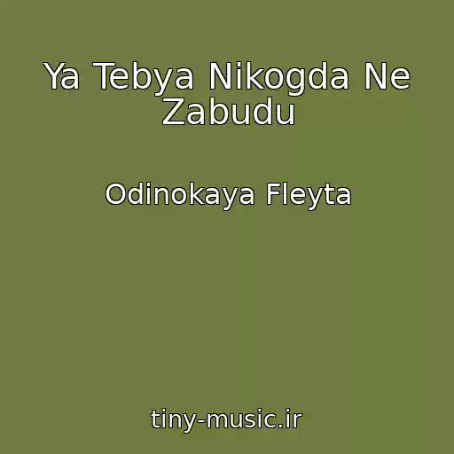 کاور آهنگ Ya Tebya Nikogda Ne Zabudu از Odinokaya Fleyta