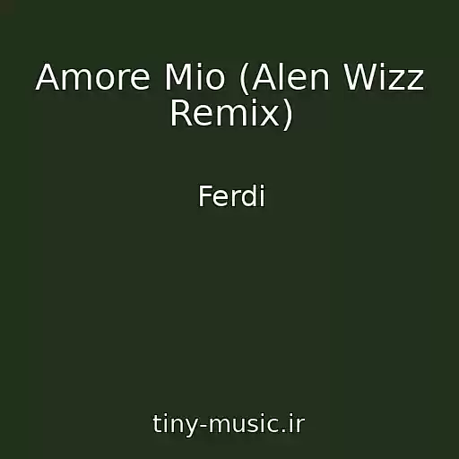 کاور آهنگ Amore Mio (Alen Wizz Remix) از Ferdi