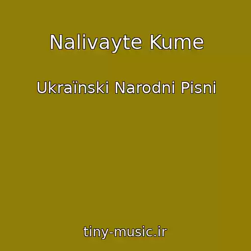 کاور آهنگ Nalivayte Kume از Ukraїnskі Narodnі Pіsnі