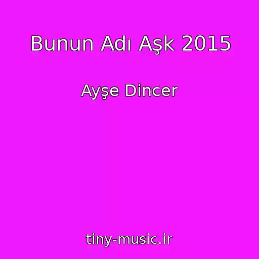 کاور آهنگ Bunun Adı Aşk 2015 از Ayşe Dincer