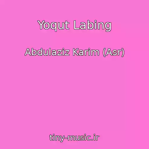 کاور آهنگ Yoqut Labing از Abdulaziz Karim (Asr)