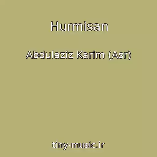 کاور آهنگ Hurmisan از Abdulaziz Karim (Asr)