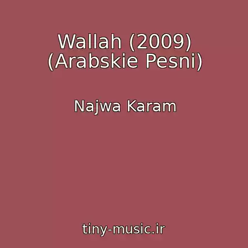 کاور آهنگ Wallah (2009) (Arabskie Pesni) از Najwa Karam