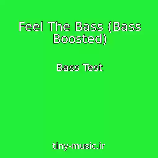 کاور آهنگ Feel The Bass (Bass Boosted) از Bass Test