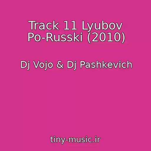 کاور آهنگ Track 11 Lyubov Po-Russki (2010) از Dj Vojo & Dj Pashkevich