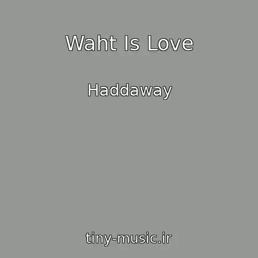 کاور آهنگ Waht Is Love از Haddaway