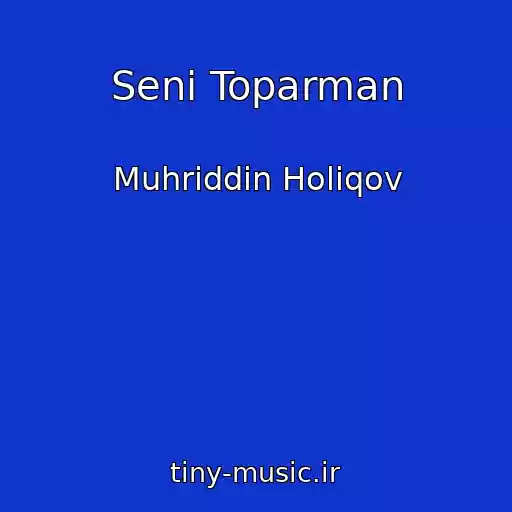 کاور آهنگ Seni Toparman از Muhriddin Holiqov