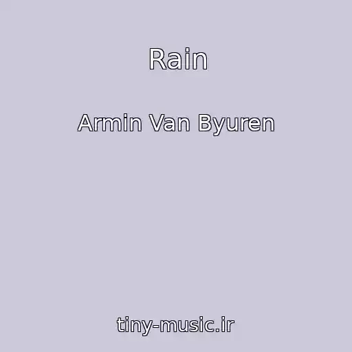 کاور آهنگ Rain از Armin Van Byuren