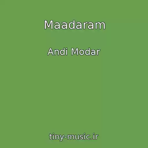 کاور آهنگ Maadaram از Andi Modar