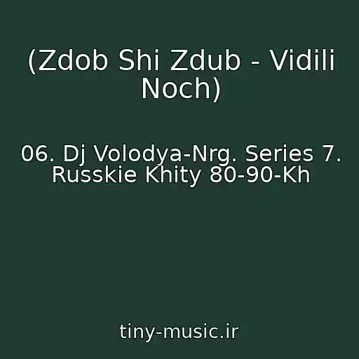 کاور آهنگ (Zdob Shi Zdub - Vidili Noch) از 06. Dj Volodya-Nrg. Series 7. Russkie Khity 80-90-Kh