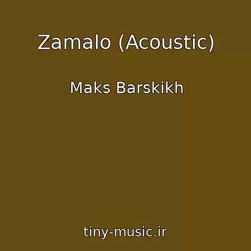 کاور آهنگ Zamalo (Acoustic) از Maks Barskikh