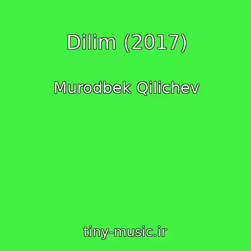 کاور آهنگ Dilim (2017) از Murodbek Qilichev