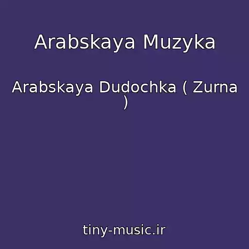 کاور آهنگ Arabskaya Muzyka از Arabskaya Dudochka ( Zurna )