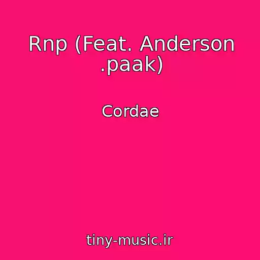 کاور آهنگ Rnp (Feat. Anderson .paak) از Cordae