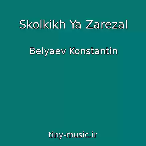 کاور آهنگ Skolkikh Ya Zarezal از Belyaev Konstantin