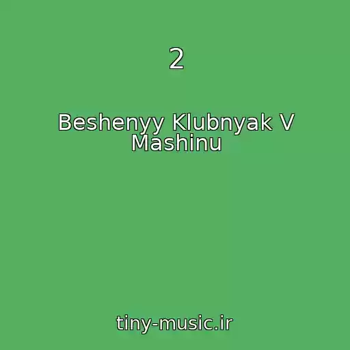 کاور آهنگ 2 از Beshenyy Klubnyak V Mashinu
