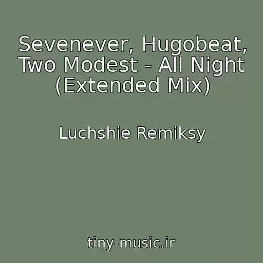 کاور آهنگ Sevenever, Hugobeat, Two Modest - All Night (Extended Mix) از Luchshie Remiksy