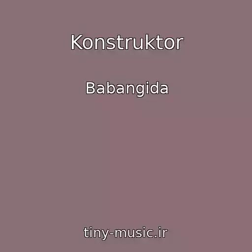 کاور آهنگ Konstruktor از Babangida