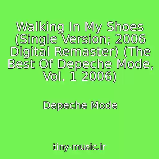 کاور آهنگ Walking In My Shoes (Single Version; 2006 Digital Remaster) (The Best Of Depeche Mode, Vol. 1 2006) از Depeche Mode