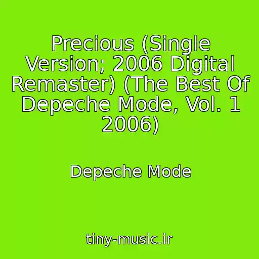 کاور آهنگ Precious (Single Version; 2006 Digital Remaster) (The Best Of Depeche Mode, Vol. 1 2006) از Depeche Mode