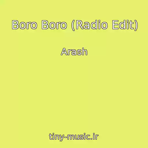 کاور آهنگ Boro Boro (Radio Edit) از Arash