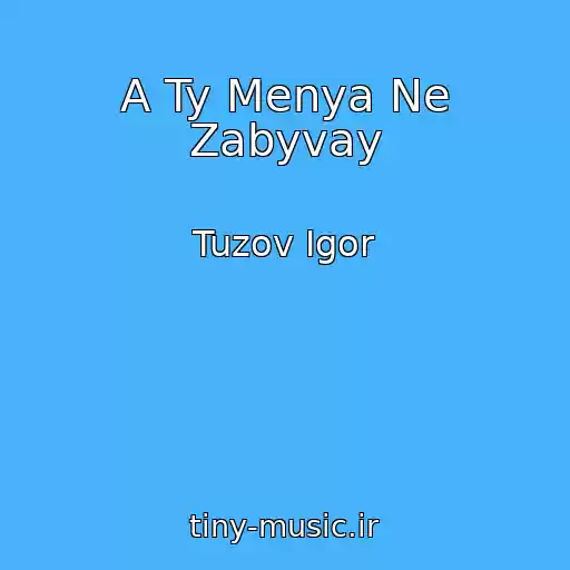 کاور آهنگ A Ty Menya Ne Zabyvay از Tuzov Igor