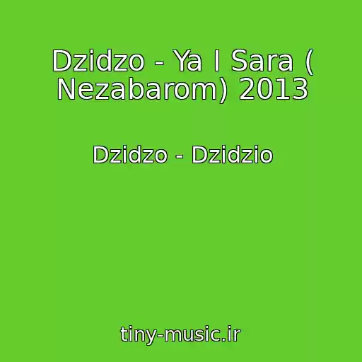 کاور آهنگ Dzіdzo - Ya І Sara ( Nezabarom) 2013 از Dzіdzo - Dzidzio