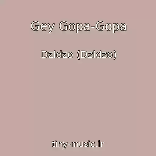 کاور آهنگ Gey Gopa-Gopa از Dzidzo (Dzіdzo)