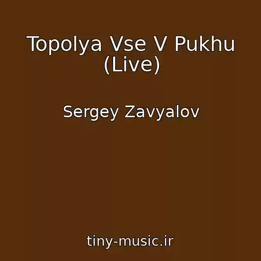 کاور آهنگ Topolya Vse V Pukhu (Live) از Sergey Zavyalov