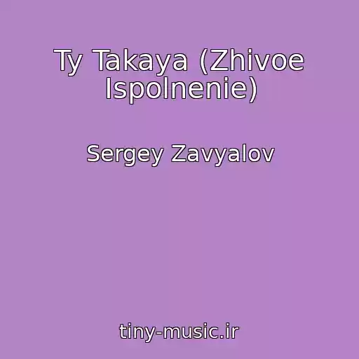 کاور آهنگ Ty Takaya (Zhivoe Ispolnenie) از Sergey Zavyalov