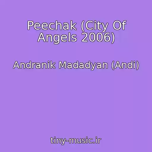کاور آهنگ Peechak (City Of Angels 2006) از Andranik Madadyan (Andi)